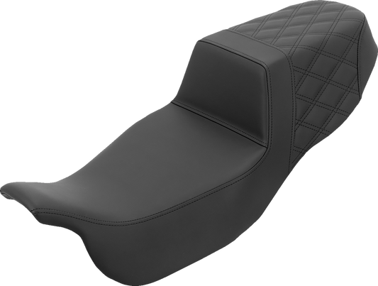 Saddlemen Step-Up Extended Reach Seat with Rear Lattice Stitch for Harley-Davidson FLRT and FLTRT 2015-2025, Part 815-07E-173