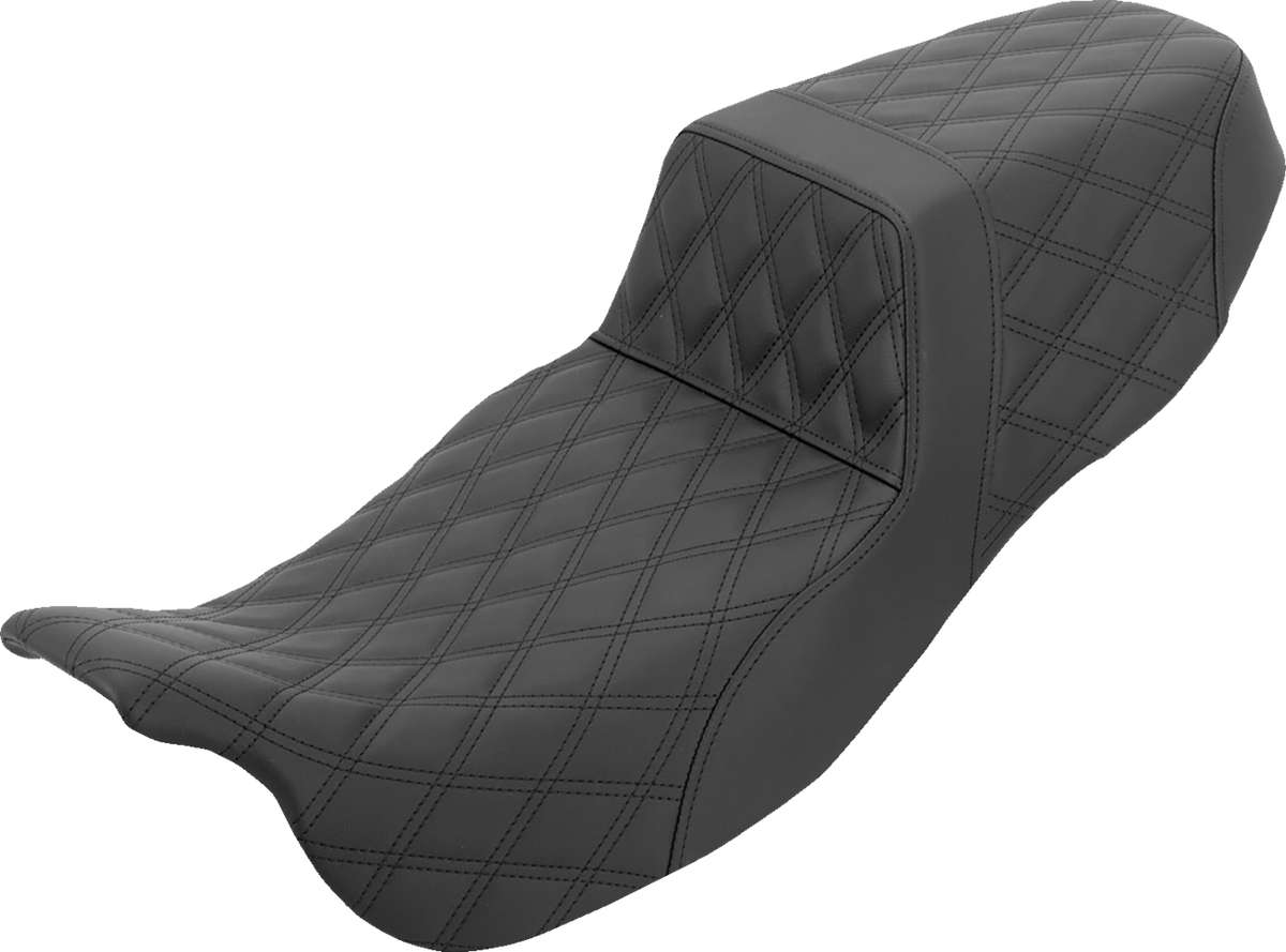 Saddlemen Step-Up Extended Reach Seat with Full Lattice Stitch for Harley-Davidson FLRT/FLTRT 2015–2025, Part 815-07E-175