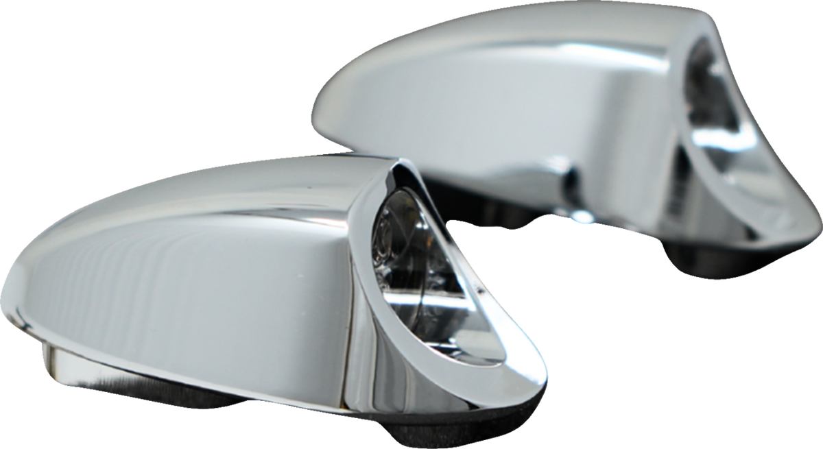 KODLIN USA Neowise X Mini 3-in-1 Rear Fender LED Indicators, Chrome, K68492