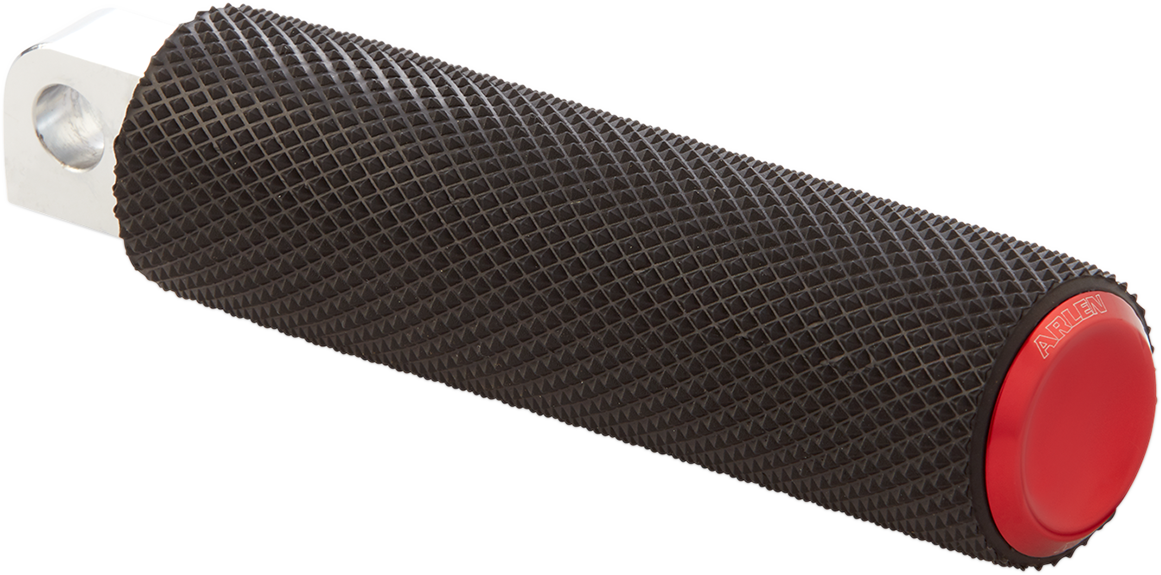 ARLEN NESS Foot Pegs - Knurled - Red 07-938