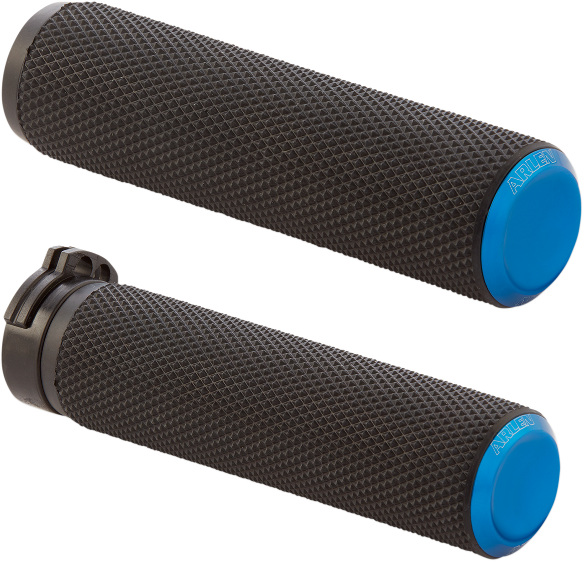 ARLEN NESS Knurled Grips - TBW - Blue 07-345