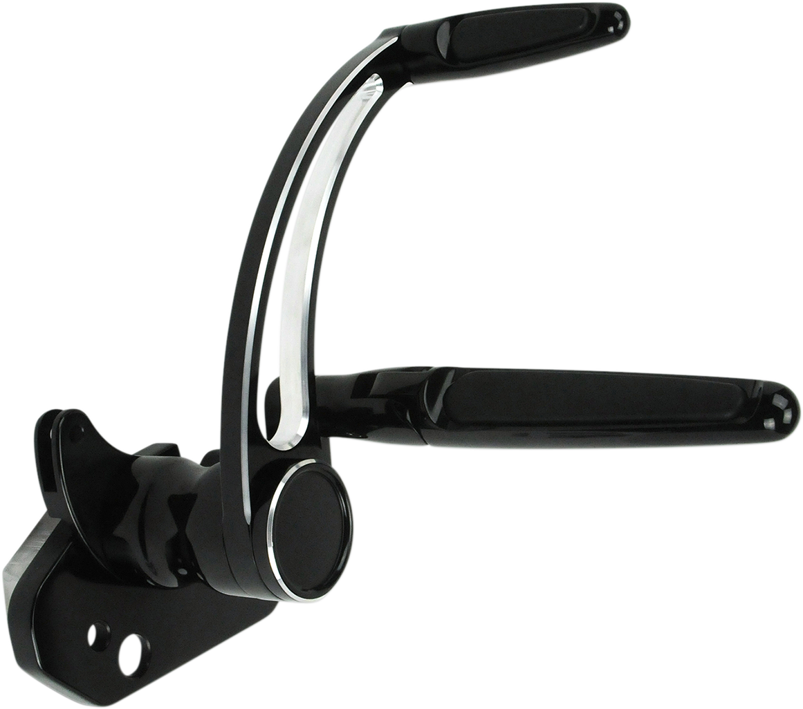 HAWG HALTERS Forward Control - '14+ FLH - Standard - Folding Rubber Inlay Pegs - Solid Lever