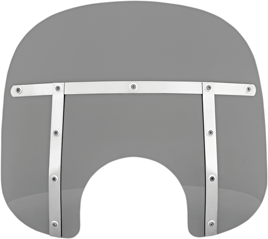 MEMPHIS SHADES Fats Windshield - 13" - Headlight - Black Smoke MEM31112
