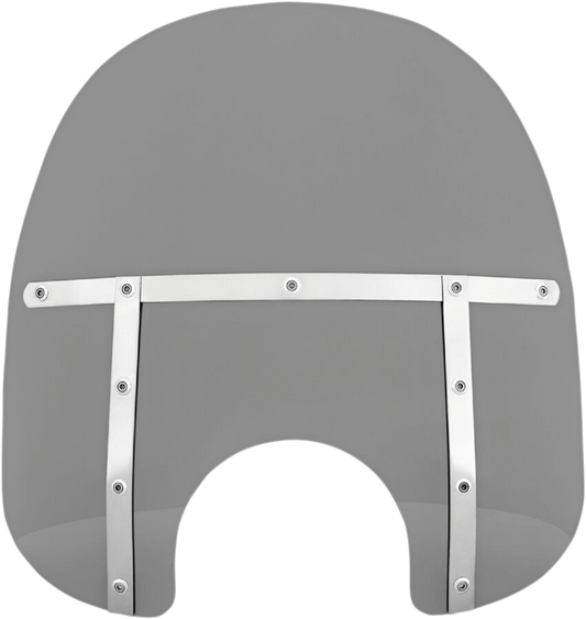 MEMPHIS SHADES Fats Windshield - 17" - Headlight - Black Smoke MEM32112