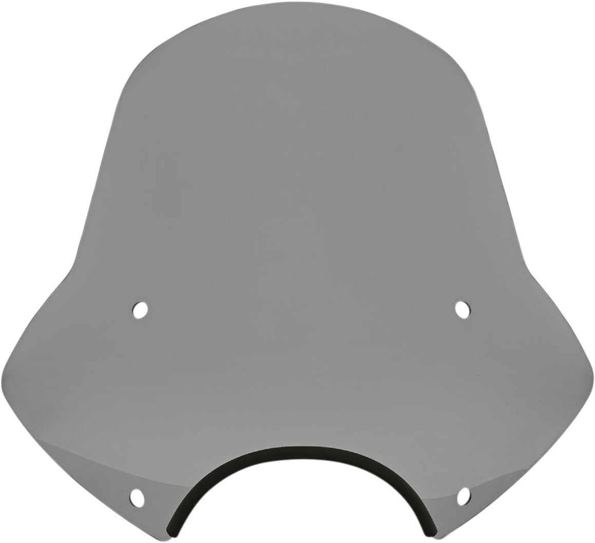 MEMPHIS SHADES Speed Demon Sportshields - 17" - 9" Headlight Cutout - Black Smoke MEP54212