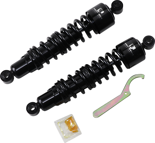 Progressive Suspension 412 Series Shock for Harley FXD – 13-Inch Standard Black Model 412-4083B