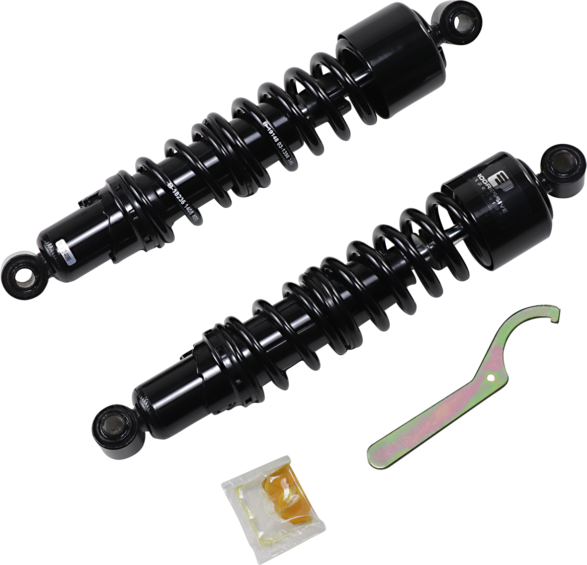 Progressive Suspension 412 Series Shock for Harley FXD - 14 inch Heavy Duty Black | Part 412-4086B