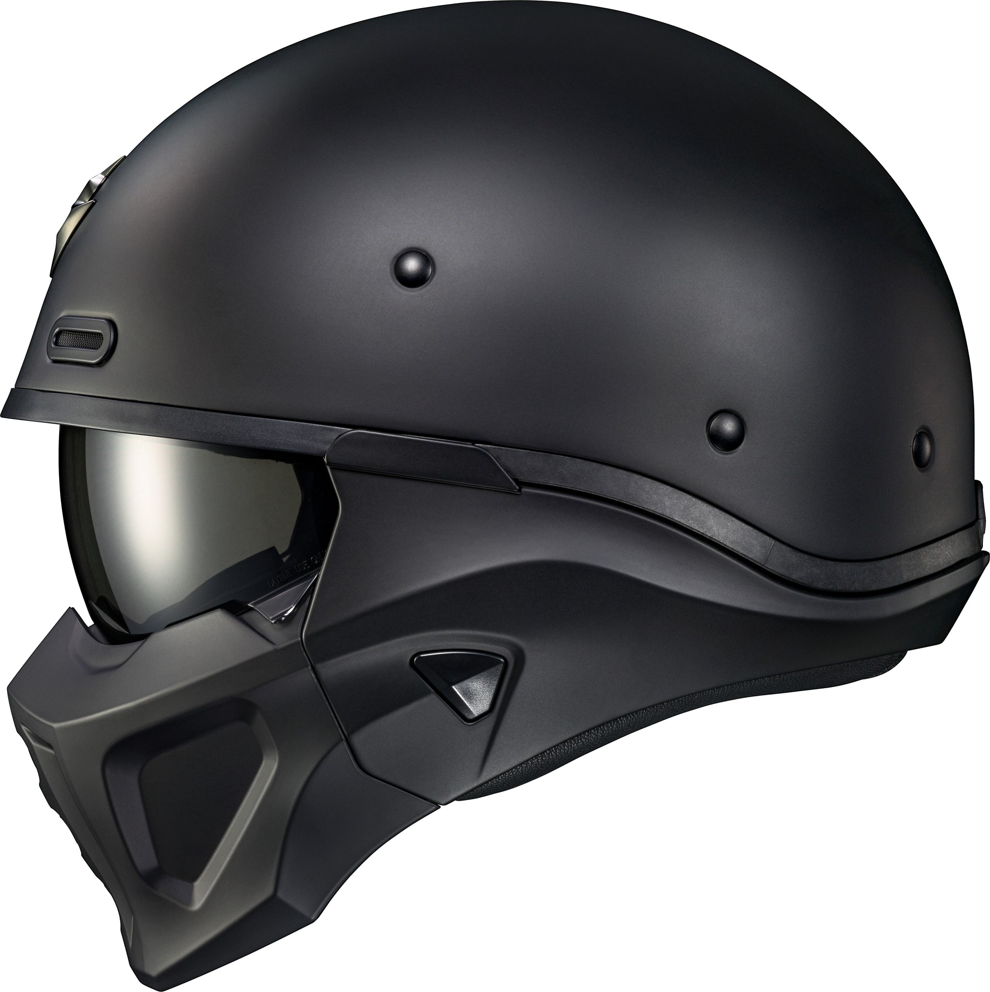Scorpion EXO Covert X Open Face Helmet Matte Black - Model COX-1603