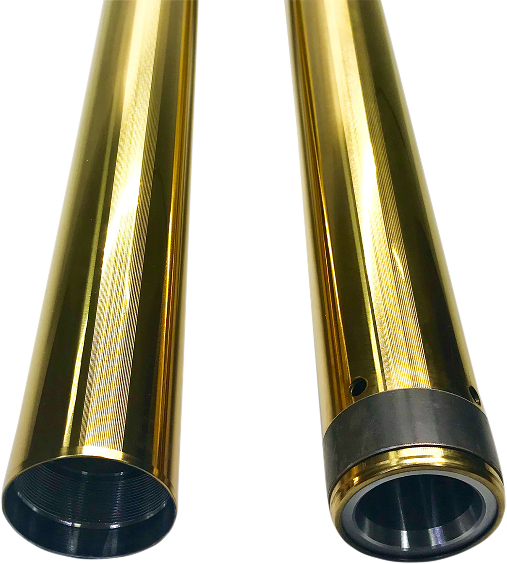 PRO-ONE PERF.MFG. Fork Tube - 49 mm - 27.50" - Gold 105130G