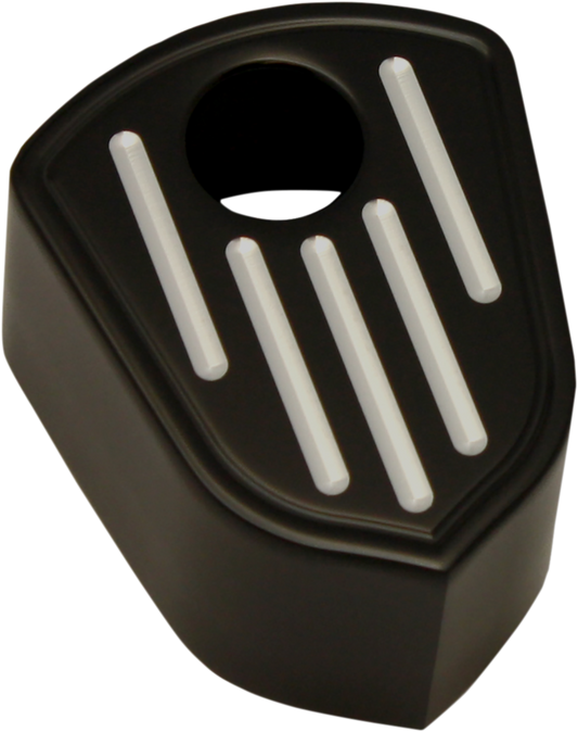 PRO-ONE PERF.MFG. Black Ball Milled Ignition Switch Cover - Part 908319B