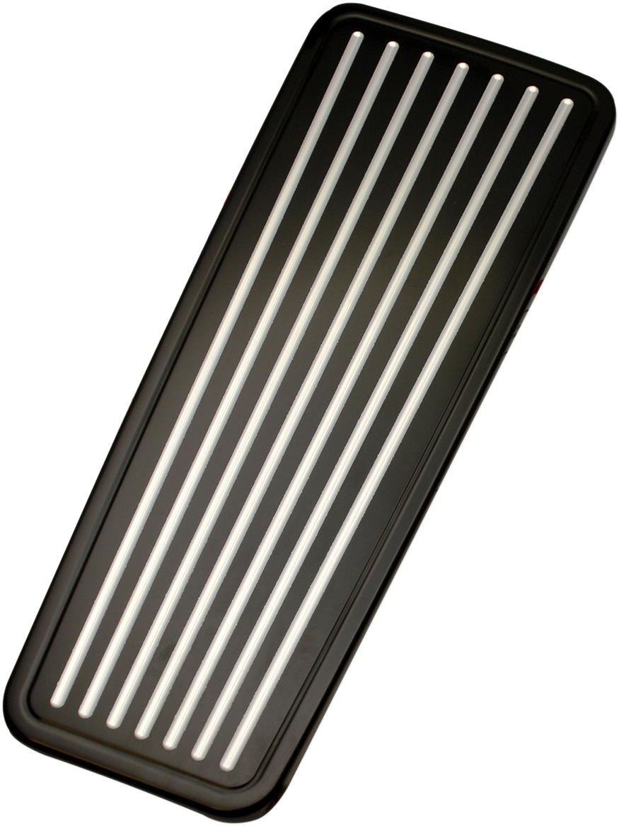 PRO-ONE PERF.MFG. Dash Insert - Ball-Milled Finish - Black and Silver, Part 908345B