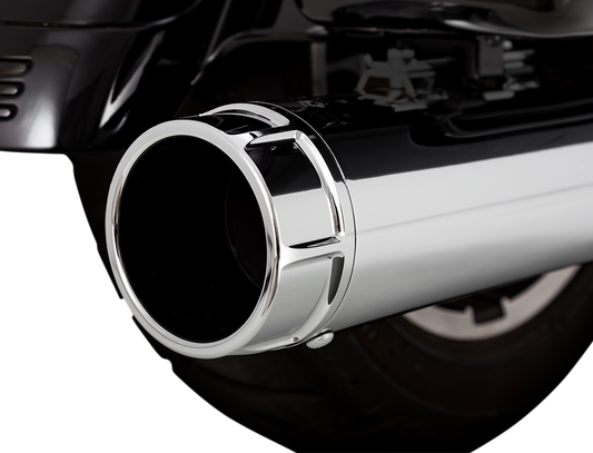 VANCE & HINES 4-1/2 Inch Torquer Mufflers for Harley FL '95-'16 – Chrome 16673
