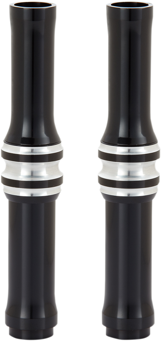 ARLEN NESS Pushrod Tube Cover Kit - 10 Gauge® - Black - M8 03-643