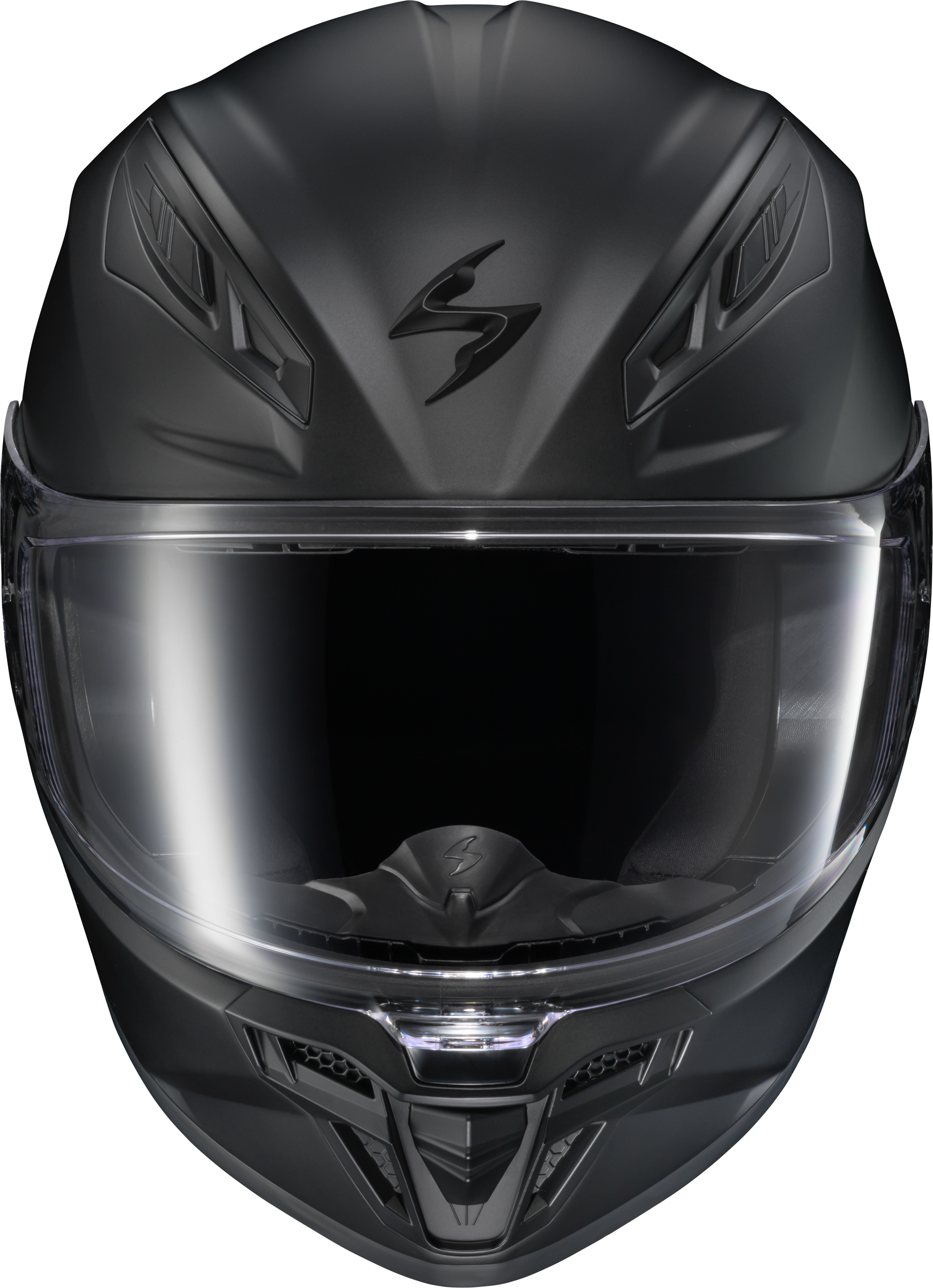 Scorpion EXO Exo R430 Full Face Helmet Solid Matte Black with Elliptec Shield and Ventilation