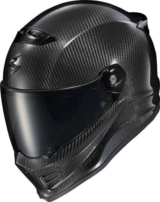 SCORPION EXO COVERT FX CARBON FULL FACE HELMET GLOSS BLACK