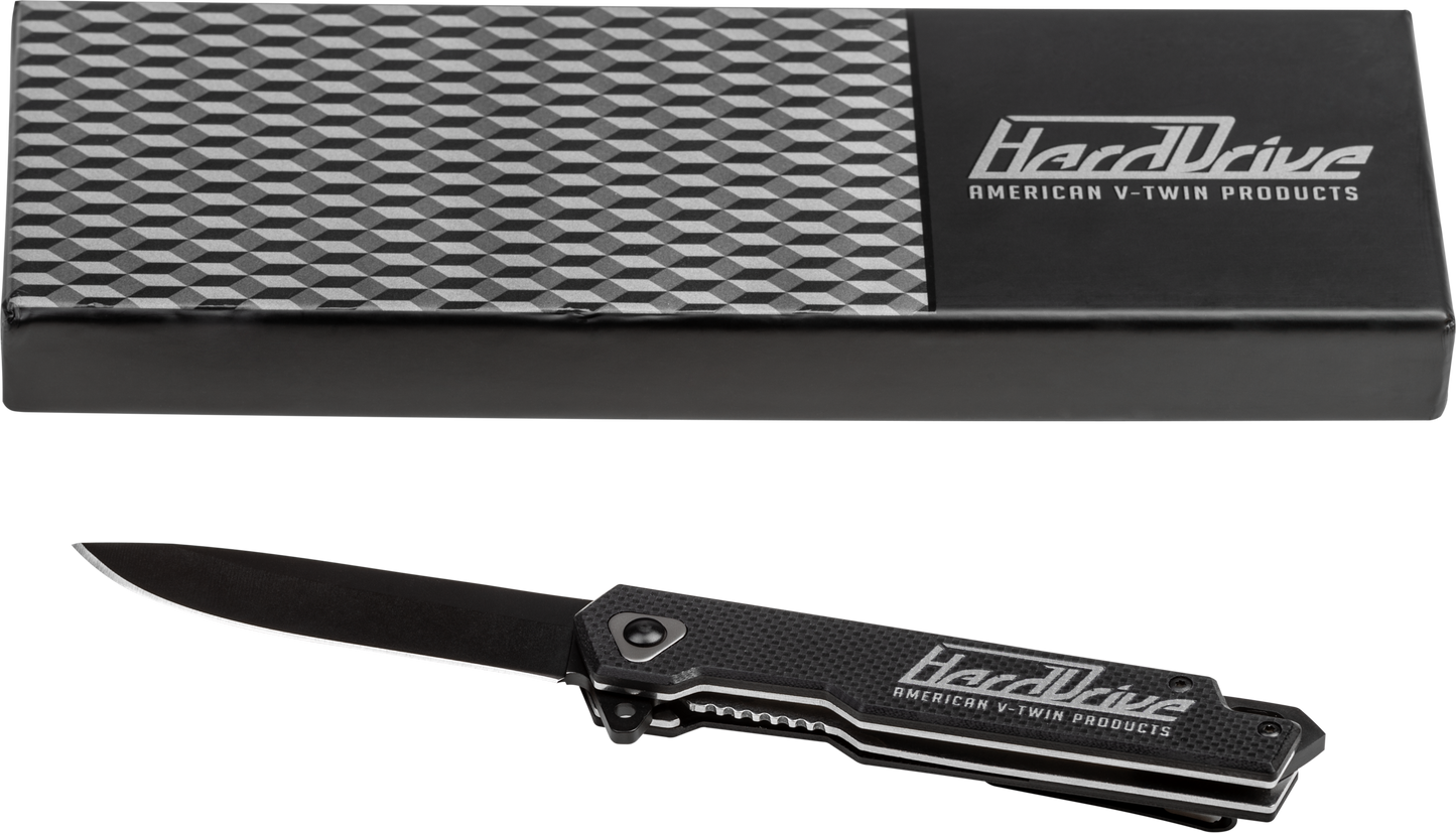 HARDDRIVE Harddrive Knife 2022 Black - Durable and Precise Cutting Tool