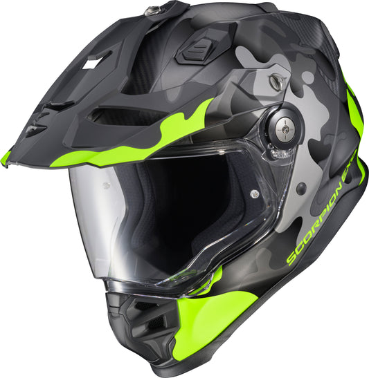 ScorpionEXO XT9000 Carbon Full Face Helmet Gilley Hi Vis and Grey Smoke