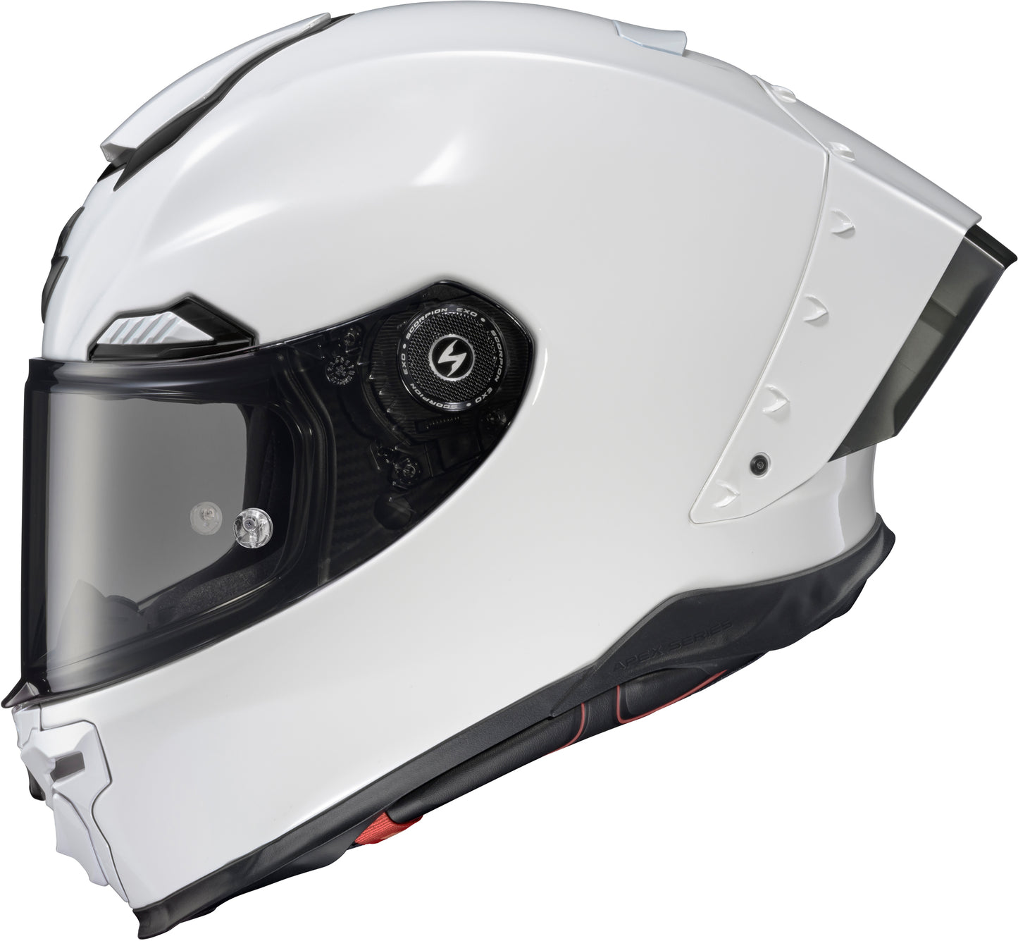 Scorpion EXO Apex Exo Warp Full Face Helmet White 2XS - Superior Safety and Comfort