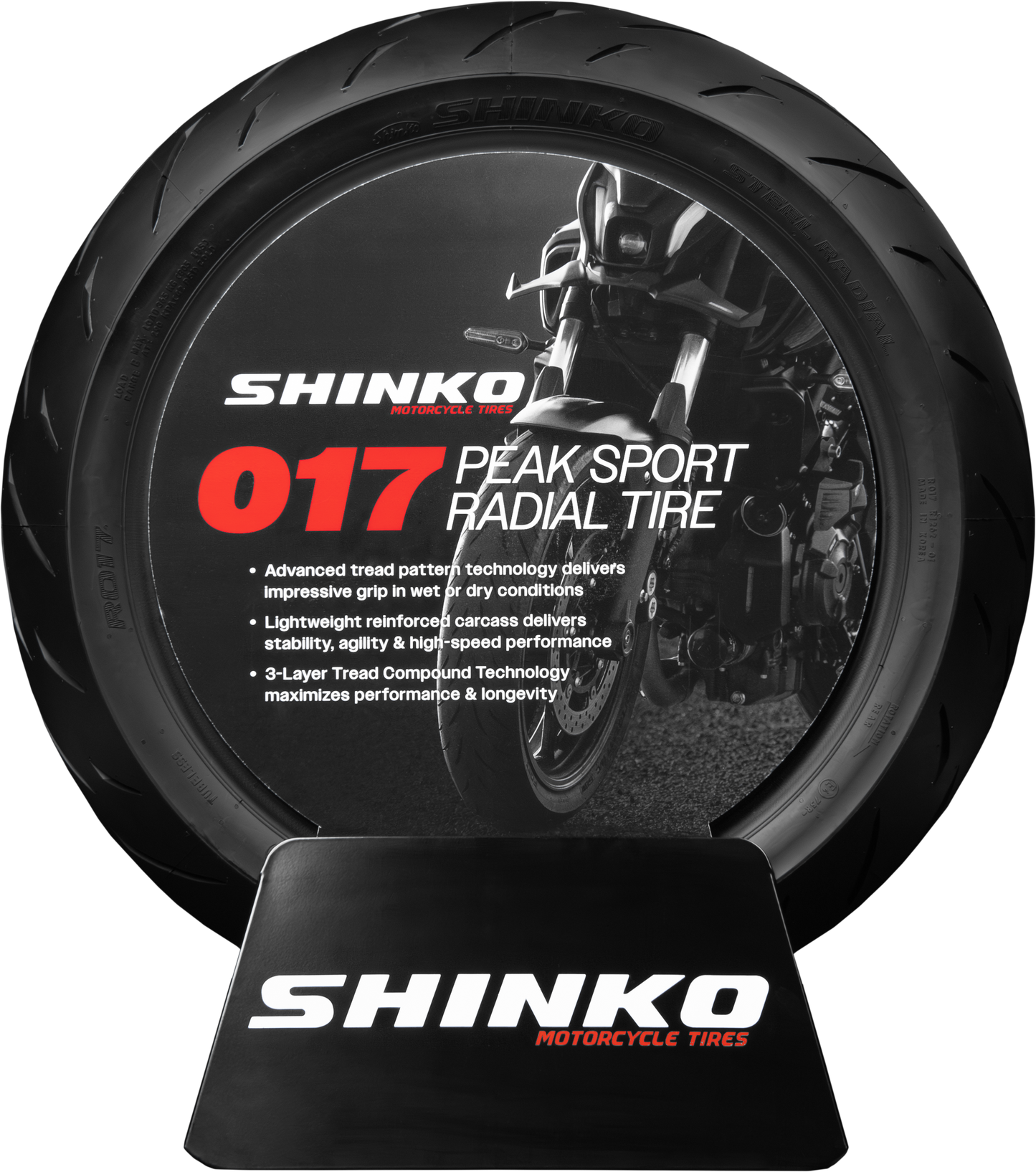 Shinko Tire Insert 017 - 17 Inch Diameter for Tire Display