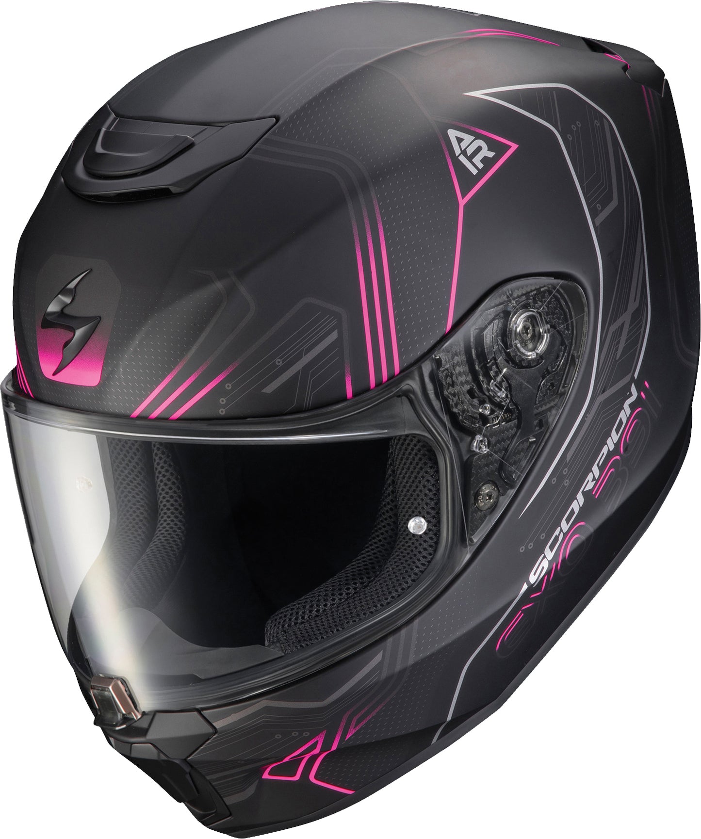 Scorpion EXO Exo R330 Full Face Helmet Bendr White/Pink Medium