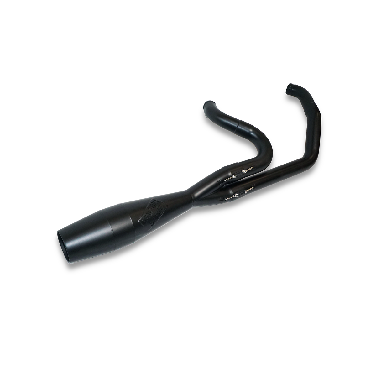 Sawicki Speed 930-02623 M8 Softail Shorty Cannon Black Exhaust