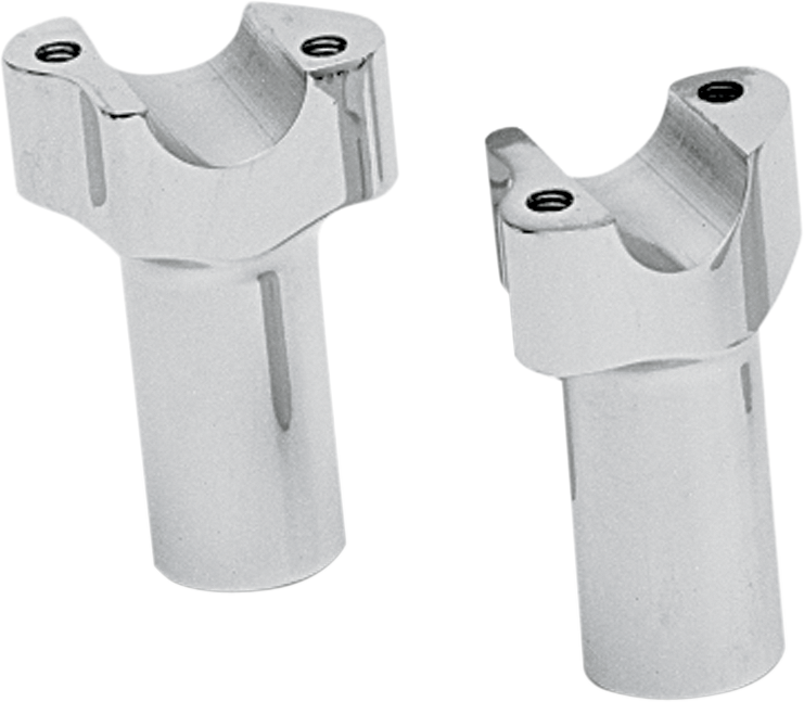 DRAG SPECIALTIES Buffalo Billet Aluminum Handlebar Risers - 3" - Chrome 18031511