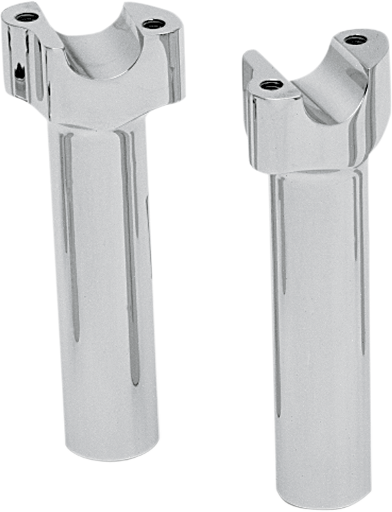 DRAG SPECIALTIES Buffalo Billet Aluminum Handlebar Risers - 6" - Chrome 18031512