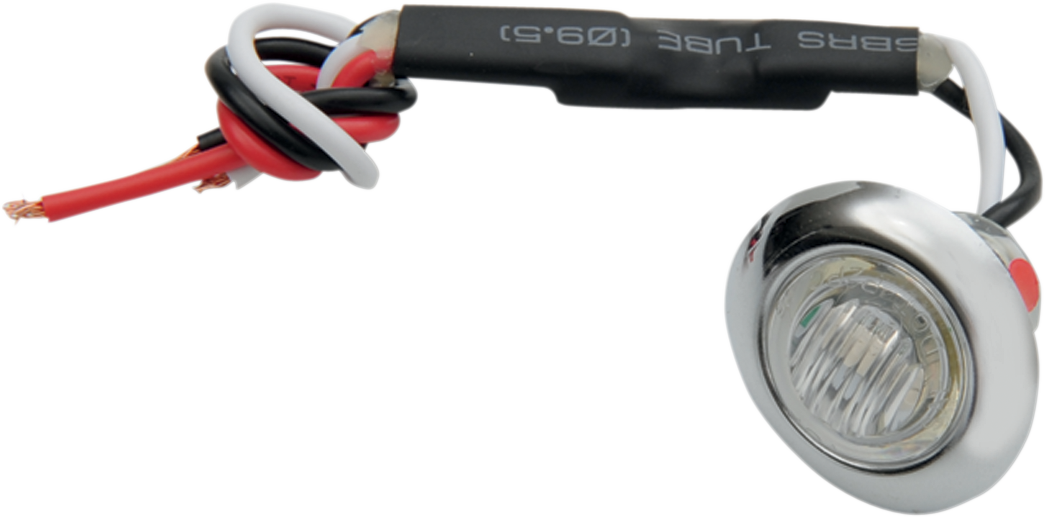 PRO-ONE PERF.MFG. Mini Marker Light - Dual Function Red LED with Clear Lens, Part No. 402230