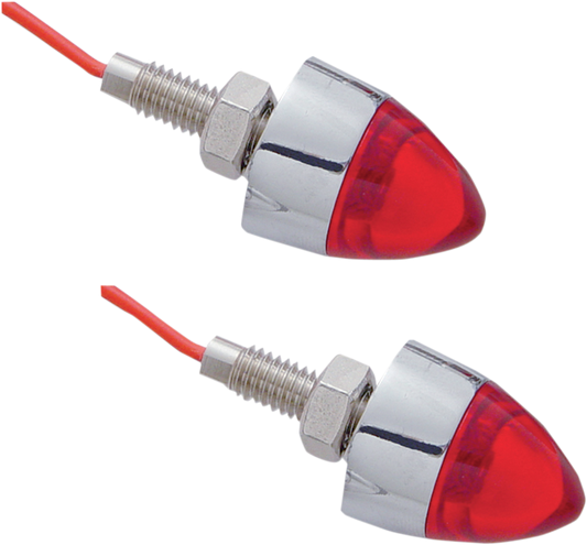 PRO-ONE PERF.MFG. Bullet Mini Marker Lights - Red, Part Number 402270