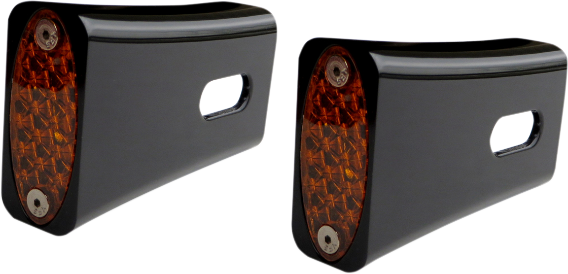 PRO-ONE PERF.MFG. Strut LED Marker Light - Black and Amber, Part #909108B