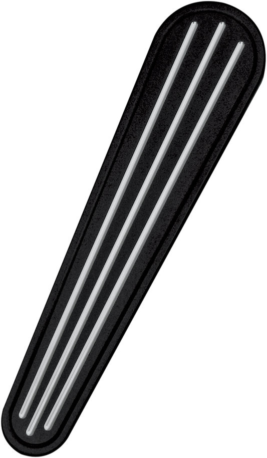 PRO-ONE PERF.MFG. Dash Insert - Ball-Milled Black and Silver for 908365B