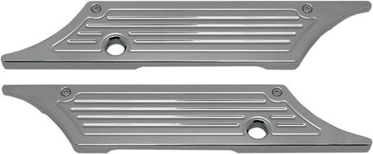 PRO-ONE PERF.MFG. Chrome Saddlebag Cover Latch PO104720 for Motorcycle