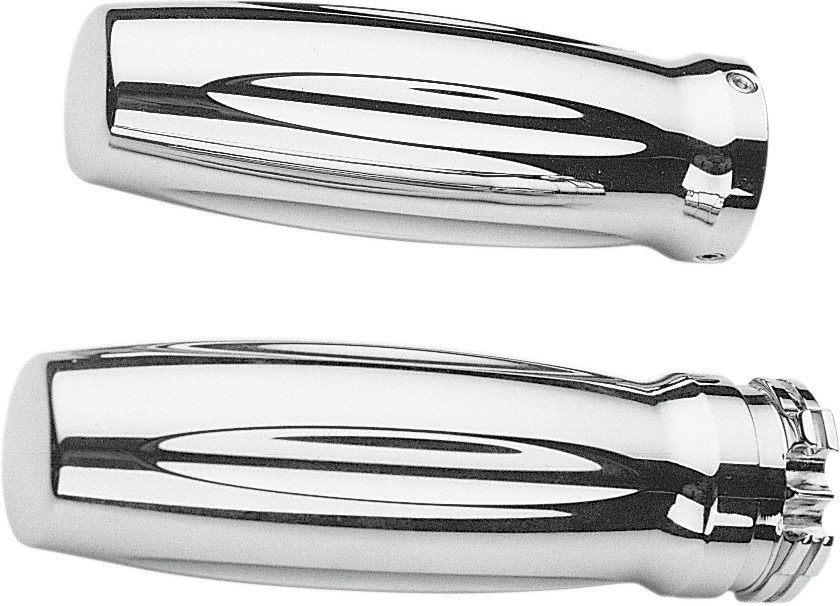 PRO-ONE PERF.MFG. Chrome Billet Grips for Millennium - Part #501310