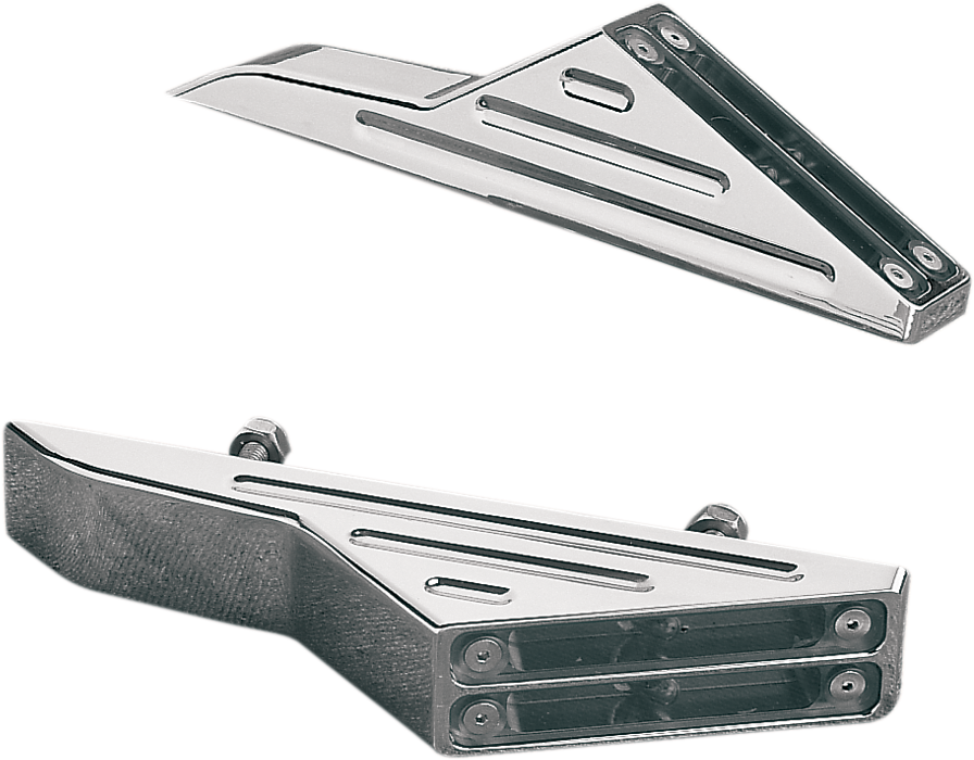 PRO-ONE PERF.MFG. Viper Marker Lights 400810 - Chrome Billet Aluminum with Amber Lenses