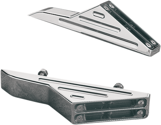 PRO-ONE PERF.MFG. Viper Marker Lights 400810 - Chrome Billet Aluminum with Amber Lenses
