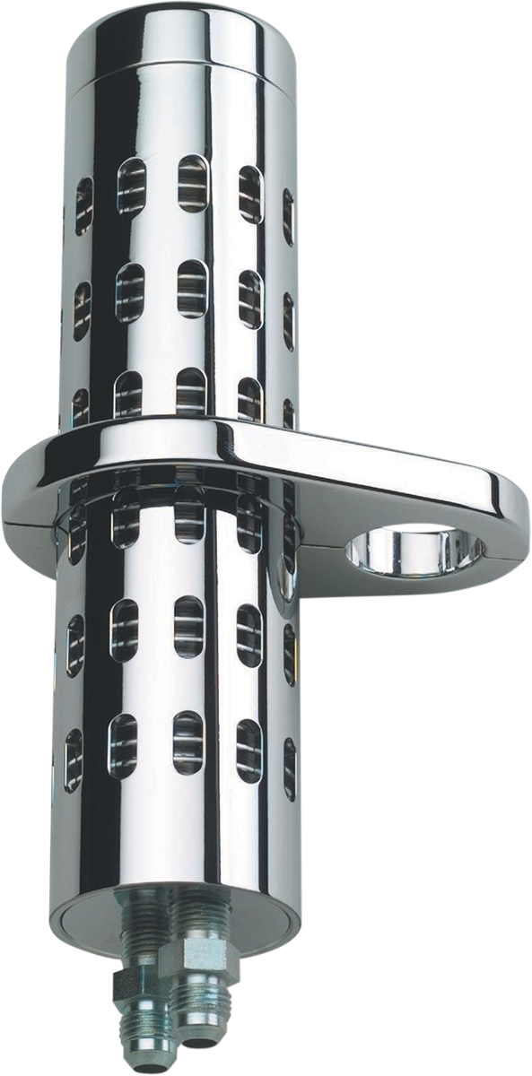 PRO-ONE PERF.MFG. Oil Cooler Kit No Gauge - Chrome - 1 inch to 1-1/4 inch | Part 201050