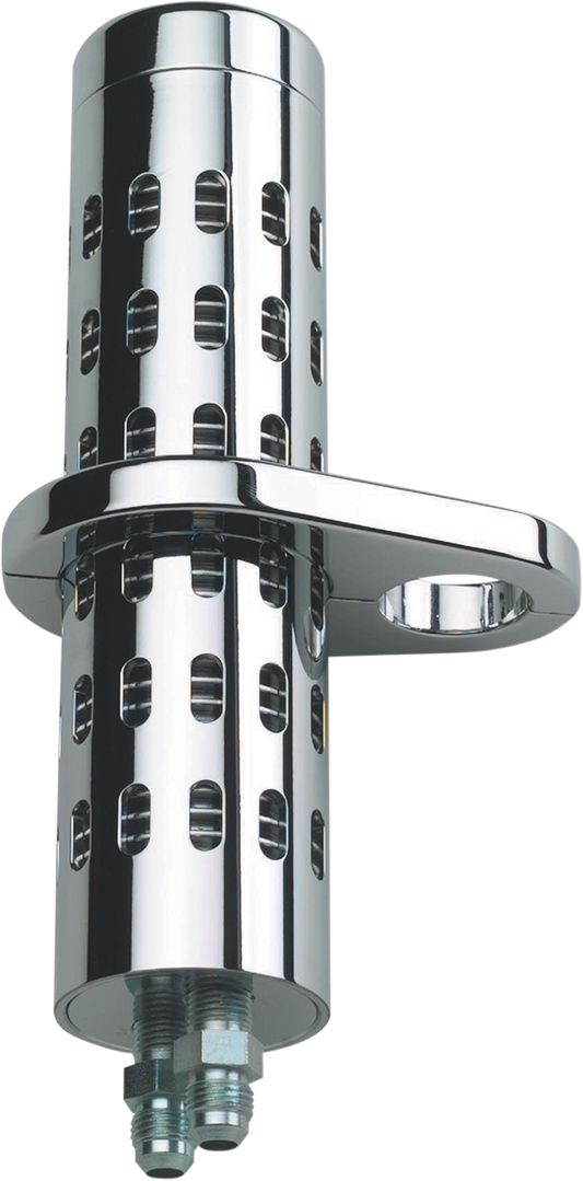 PRO-ONE PERF.MFG. Oil Cooler Kit No Gauge - Chrome - 1 inch to 1-1/4 inch | Part 201050