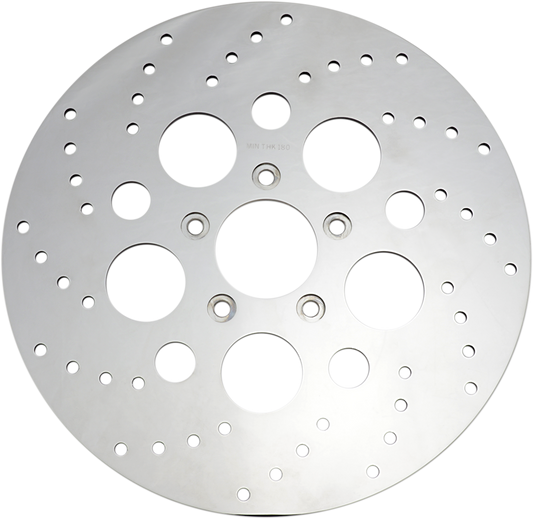 PRO-ONE PERF.MFG. Front Brake Rotor - 11.5-inch with Directional Holes, Part 600249