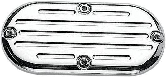 PRO-ONE PERF.MFG. Ball Milled Billet Inspection Cover 202150 with Chrome Finish
