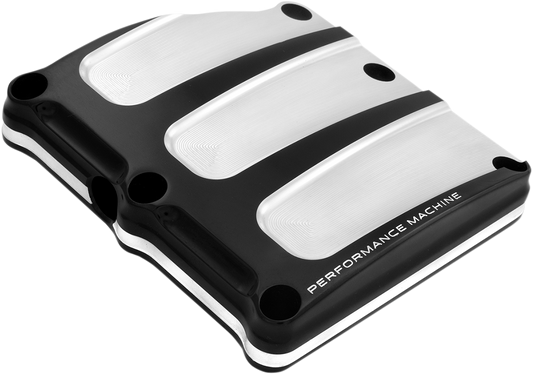PERFORMANCE MACHINE (PM) Transmission Cover - Contrast Cut™ - Scallop 0203-2018-BM
