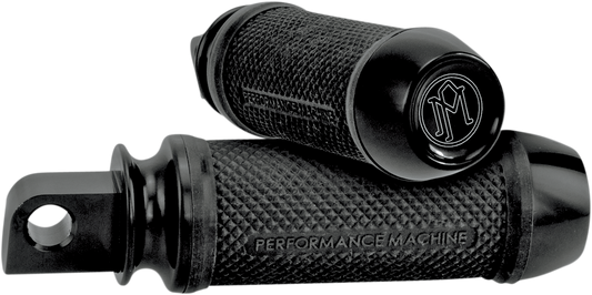 PERFORMANCE MACHINE (PM) Elite Foot Pegs - Black - Softail 0035-0094-B