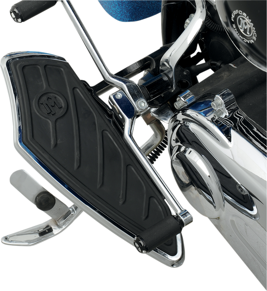 PERFORMANCE MACHINE (PM) Contour Floorboards - Driver - Chrome 0036-1000-CH