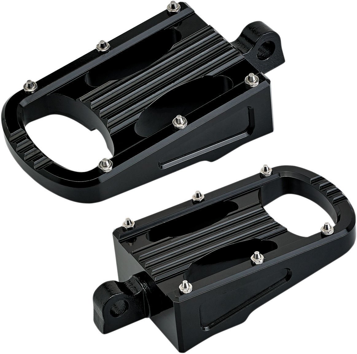 BILTWELL Punisher Foot Pegs - Black - XL 7006-203-01