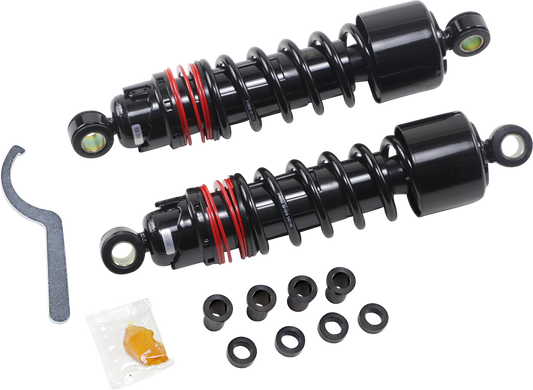 BURLY BRAND Slammer Plus Shocks - 10.5" - Black - XL B28-1205B