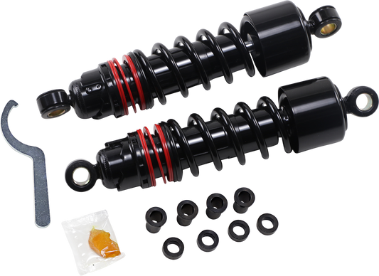 BURLY BRAND Slammer Plus Shocks - 10.5" - Black - XL B28-1206B