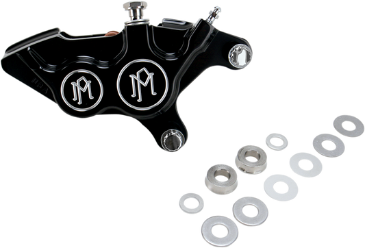 PERFORMANCE MACHINE (PM) 4-Piston Caliper - Front Right - Contrast Cut™ - 11.5" 0053-2920-BM