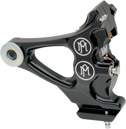 PERFORMANCE MACHINE (PM) 4-Piston Caliper - Rear - Contrast Cut™ - 84-99 Softail 1274-0076-BM
