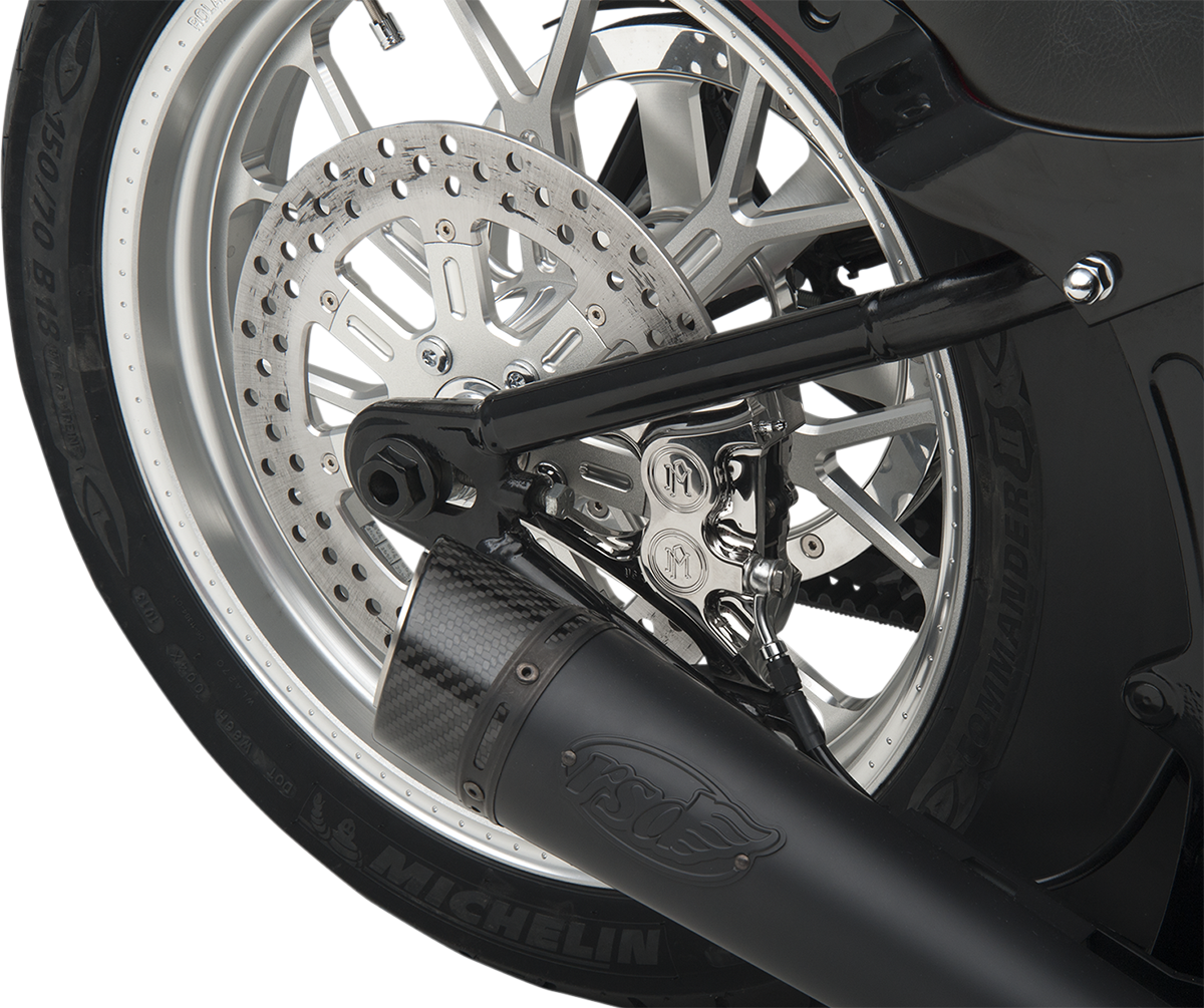 PERFORMANCE MACHINE (PM) 4-Piston Caliper - Rear - ™ 08-17 Softail