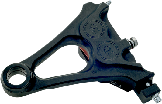 PERFORMANCE MACHINE (PM) 4-Piston Caliper - Rear - Black Ops™ - 08-14 Softail 1256-0077-SMB