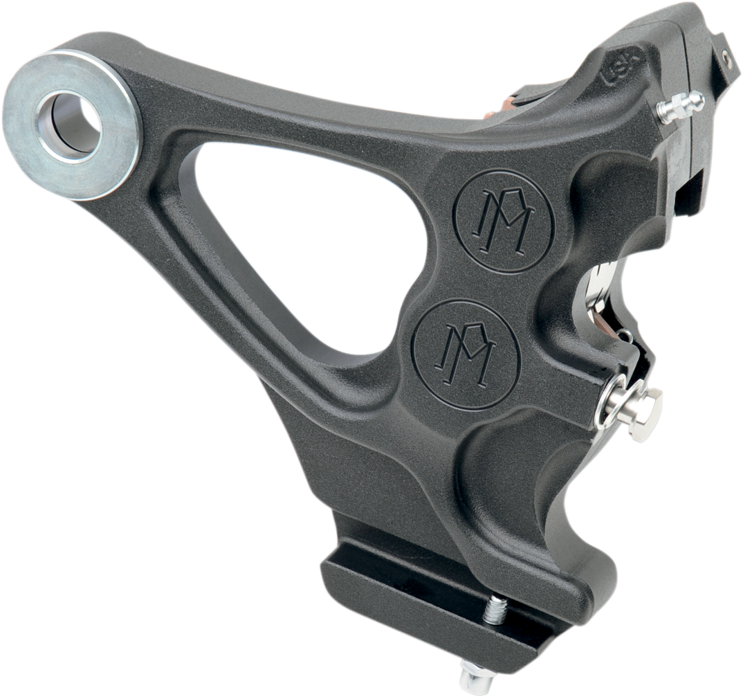 PERFORMANCE MACHINE (PM) 4-Piston Caliper - Rear - Black Ops™ - 84-99 Softail 1274-0076-SMB